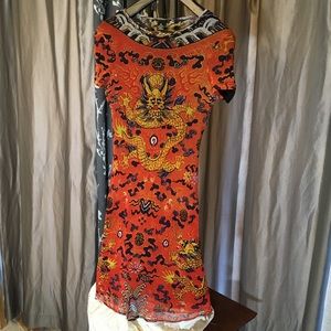 Vintage Vivienne Tam Sheer Dress